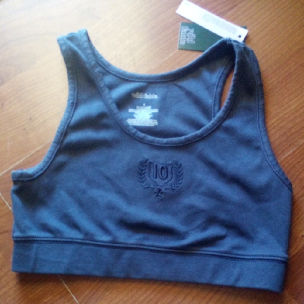NWT!  Gray Crop Tank Top